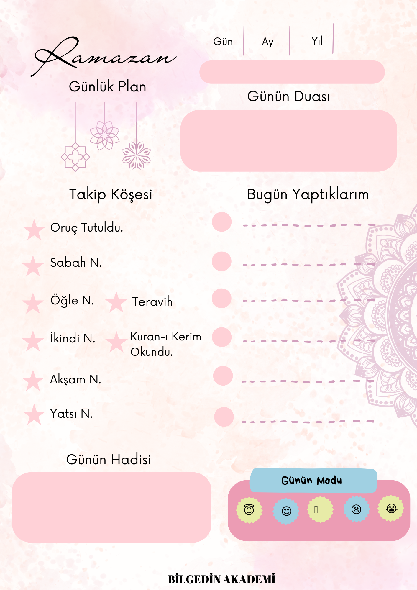 ramazan HOŞGELDİN YA ŞEHR-İ RAMAZAN