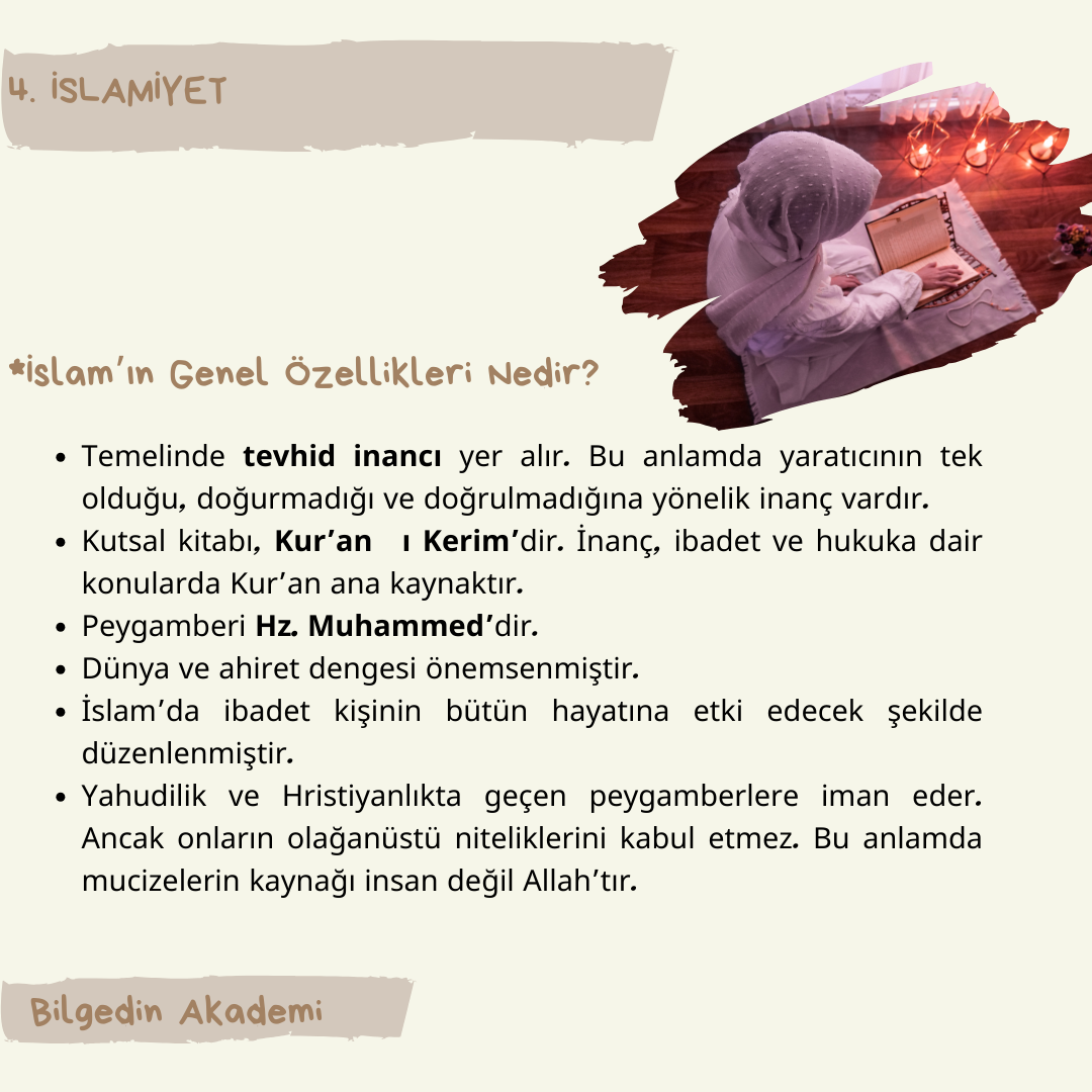 55 KPSS ÖABT Dinler Tarihi Ders Notu 4