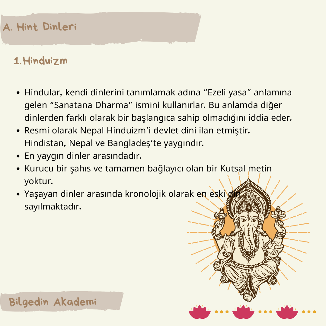 62 Dinler Tarihi KPSS ÖABT Ders Notu Hinduizm