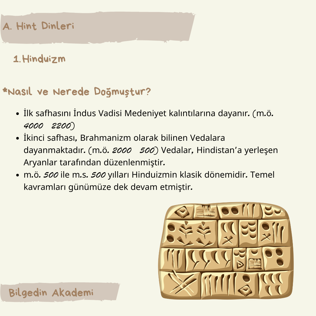 63 Dinler Tarihi KPSS ÖABT Ders Notu Hinduizm