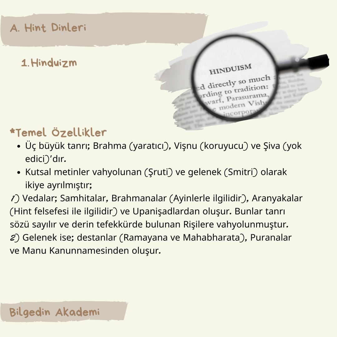 64 Dinler Tarihi KPSS ÖABT Ders Notu Hinduizm