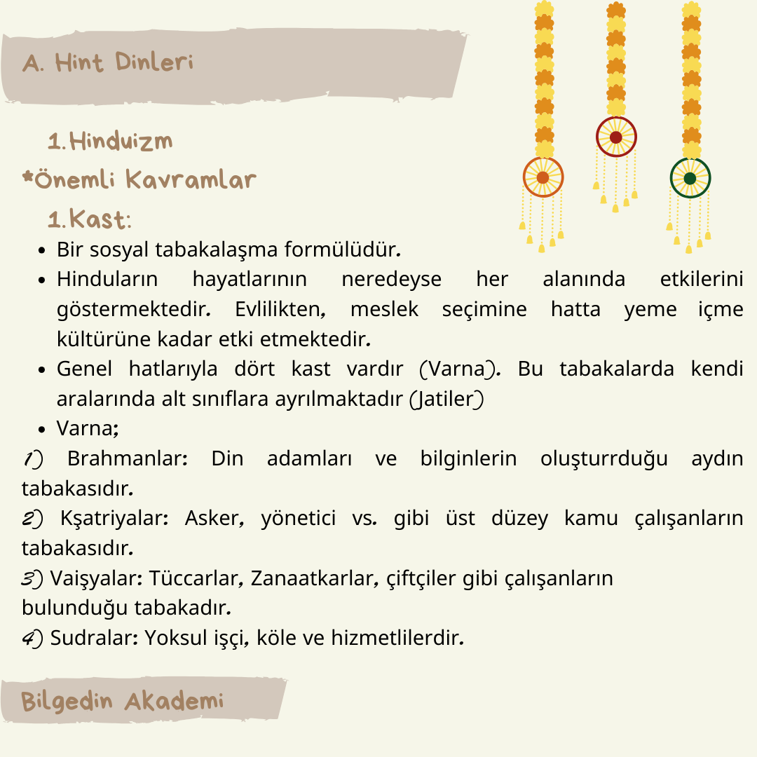 65 Dinler Tarihi KPSS ÖABT Ders Notu Hinduizm