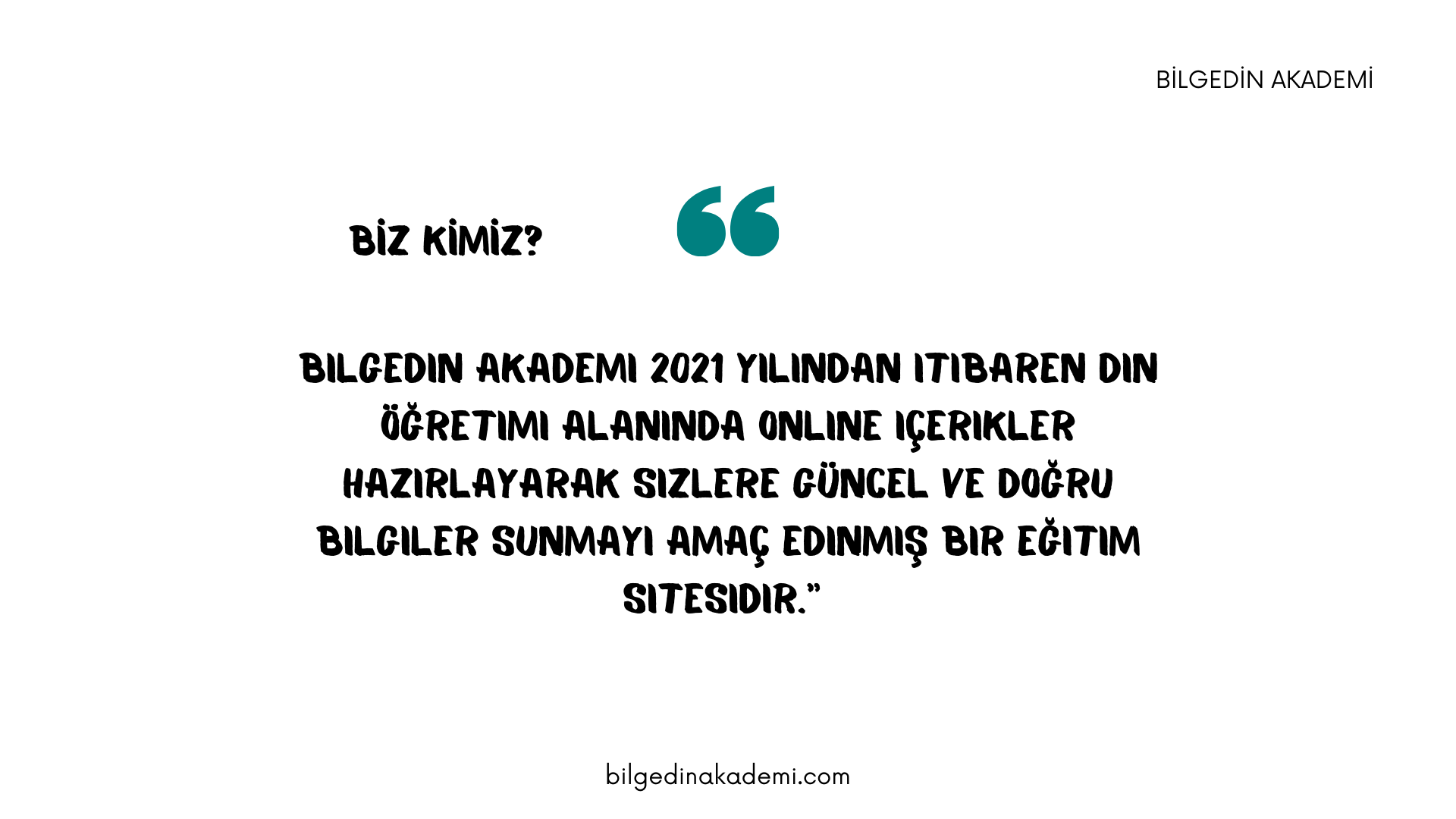 3 Bilgedin Akademi Tanıtım