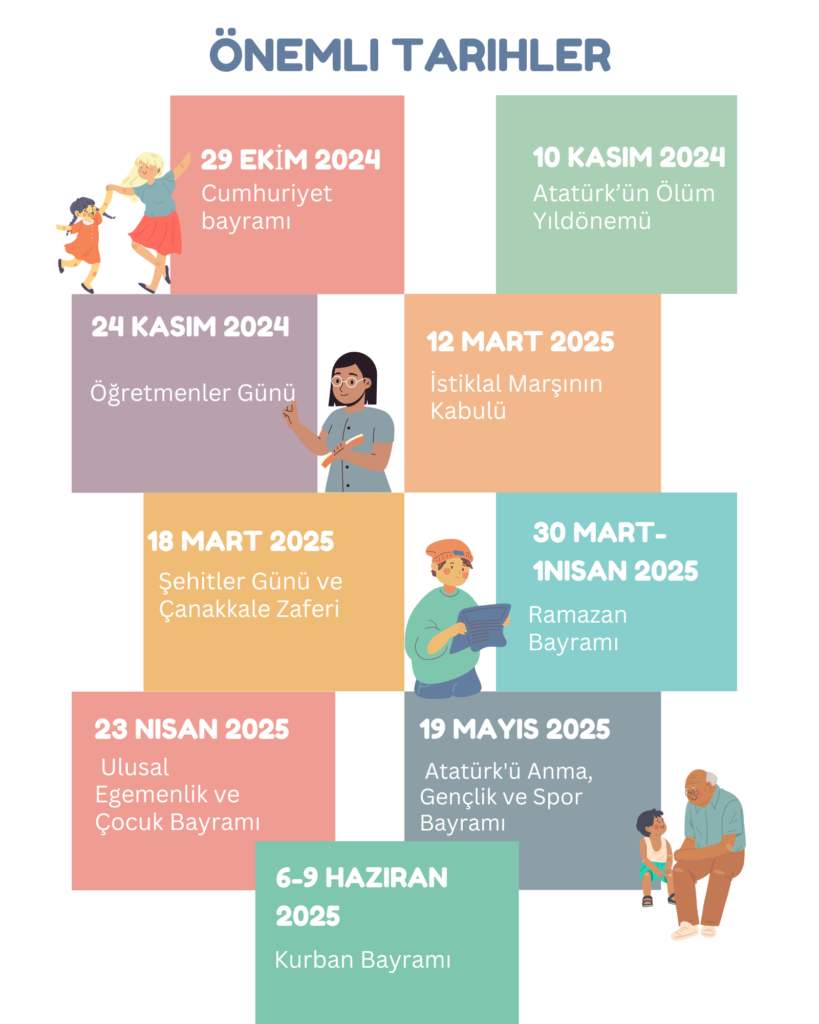 Mor-ve-Yesil-Haftanin-Gunleri-Posteri-819x1024 Öğretim Yılı İçindeki Önemli Tarihler